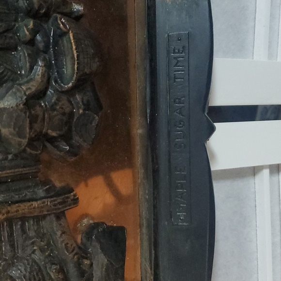 Vintage Copper Craft Guild 3D Framed Rustic Artwork "Maple Sugar Time" - Picture 4 of 6